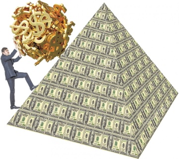 Тематическая вкладка «Осторожно! Финансовые пирамиды»